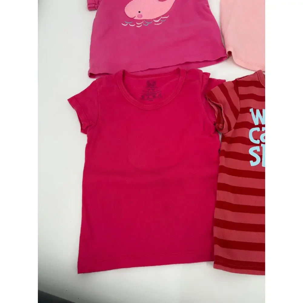 Girls 2T Shirt Lot of 5 Tees Mixed Brands